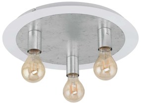 Φωτιστικό Οροφής - Πλαφονιέρα Led 97495 White - Silver Passano Eglo Metal