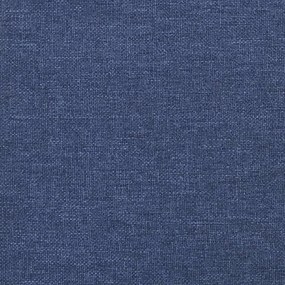 Κεφαλάρι με Πτερύγια Μπλε 163x23x118/128 εκ. Υφασμάτινο 3117688