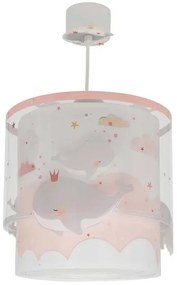 Κρεμαστό Φωτιστικό Οροφής ABS Whale Dreams Pink Ροζ E27 15W 61172S ANGO-61172S-Ροζ 61172S
