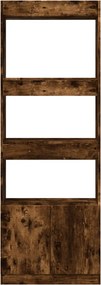 vidaXL Ντουλάπι Καπνιστή Δρυς 63x33x180 εκ. από Επεξεργασμένο Ξύλο