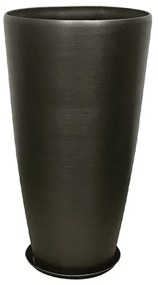 MarHome STONE POLYRESIN ΚΑΣΠΩ ΜΕ ΠΙΑΤΟ ΓΚΡΙ ΟΨΙΔΙΑΝΟY ΜΕΓΑΛΟ - Φ40x75.5cm 06-10008-L