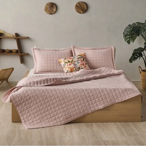 Κουβερλί Υπέρδιπλο (220x240) Kentia Loft Vegas 14 Pink