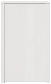 vidaXL Ντουλάπι εξωτερικής κουζίνας Λευκό 55x55x92 εκ. Μασίφ ξύλο πεύκου