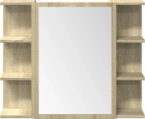 vidaXL Σετ Επίπλων Μπάνιου 3 Τεμαχίων Sonoma Δρυς Επεξεργασμένο Ξύλο