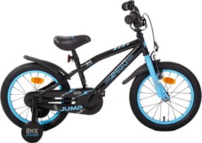 BMX Jump 16 Inch 25,5 cm Boys Coaster Brake BlackBlueAMIGO