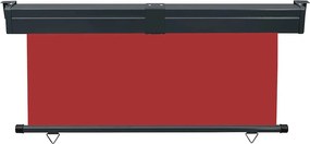 vidaXL Σκίαστρο Βεράντας Πλαϊνό Κόκκινο 175 x 250 εκ.