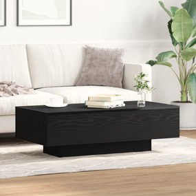 vidaXL Τραπέζι καφέ Μαύρη Δρυς 100x30x36,5 εκ Επεξεργασμένο ξύλο