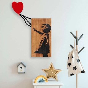 Διακοσμητικό Τοίχου (60x83) A-G Flying Balloon Girl Banksy 891TNL3148