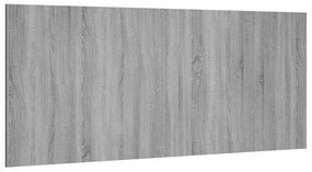 Κεφαλάρι Κρεβατιού Γκρι Sonoma 200x1,5x80 εκ. Επεξεργ. Ξύλο - Γκρι