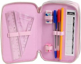 Κασετίνα Minnie Mouse Ροζ 12,5 x 6,5 x 19,5 cm