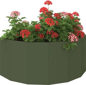 vidaXL Γλάστρα Ελιά Πράσινη 90 x 45 x 35 cm Ατσάλι