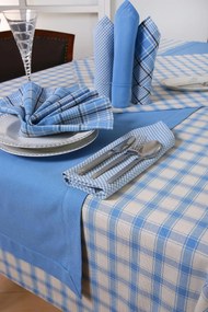 Τραπεζομάντηλο 140x140 Ιρλανδία Γαλάζιο Viopros