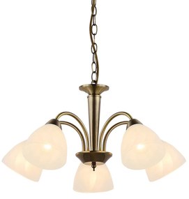 Φωτιστικό Οροφής Elegant &amp; Primary DLX7395BR Bronze Metal, Glass