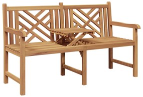 vidaXL παγκάκι Άλλο Καστανό 150 x 60 x 90 εκ Μασίφ ξύλο teak