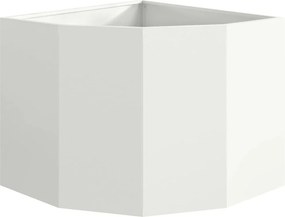 vidaXL Γωνιακό Ροδόδεντρο Λευκό 60 x 60 x 50 εκ Ατσάλι