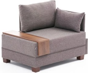 Πολυθρόνα Καφέ Δεξιά FLY 75x100x80