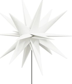 vidaXL Φωτιστικό Χριστ. με LED Αναδιπλούμενο Λευκό 57εκ Ακίδα Εδάφους
