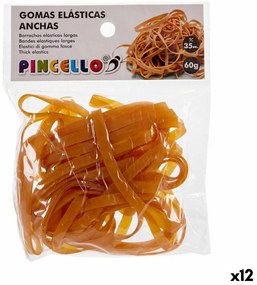 Eλαστικές ταινίες Pincello Κίτρινο Φαρδιά (12 Μονάδες)