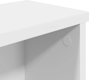 vidaXL Ράφι κουζίνας στοιβαζόμενο Λευκό 60x15x16 εκ.