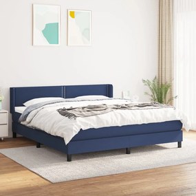 ΚΡΕΒΑΤΙ BOXSPRING ΜΕ ΣΤΡΩΜΑ ΜΠΛΕ 180X200 ΕΚ. ΥΦΑΣΜΑΤΙΝΟ 3129655