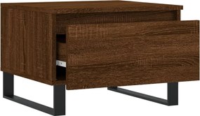 vidaXL Τραπεζάκια Σαλονιού 2 τεμ. Καφέ Δρυς 50x46x35 εκ. Επεξ. Ξύλο