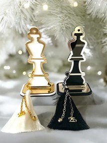 Επιτραπέζιο γούρι βασιλιάς σκακιού χρυσό