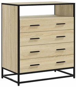 vidaXL Συρταριέρα Sonoma Δρυς 70x41x83,5 εκ. από Επεξεργασμένο Ξύλο