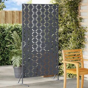 vidaXL Ιδιωτικός Τοίχος σε Ανθρακί, 100x50x180 εκ., Φτιαγμένος από Χάλυβα