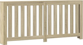 vidaXL Καπάκι Καλοριφέρ Sonoma Δρυς 175 x 20 x 82 cm