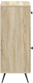 vidaXL Ντουλάπι Αποθήκευσης Μπάνιου BREDA Sonoma Δρυς 30 x 31 x 80 εκ.