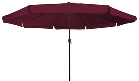 vidaXL Ομπρέλα Κήπου ø395x245 cm Μπορντό