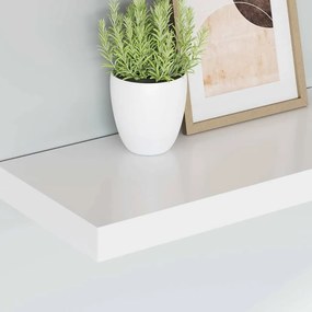 vidaXL Ράφι Τοίχου Άσπρο 50x23,5x3,8 εκ. από MDF