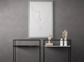 Αφίσα με πασπαρτού Μινιμαλισμός με αφιέρωση - 20x30 white
