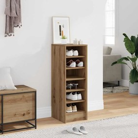 vidaXL Ντουλάπι παπουτσιών Artisan Oak 32x35x92 cm Κατασκευασμένο ξύλο
