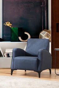 Wing Chair Petra - Blue Blue