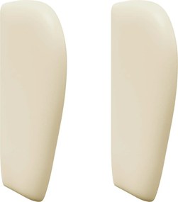 vidaXL Αυτί Κεφαλής Κρεμ 40 x 23 x 6 εκ PVC