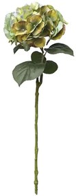 Τεχνητό Λουλούδι Ορτανσία 00-10037-4 65cm Green-Yellow Marhome Συνθετικό Υλικό