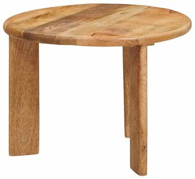 vidaXL Τραπεζάκια Καφέ Στερεών 3 pcs Καφέ Στερεό ξύλο μάνγκο