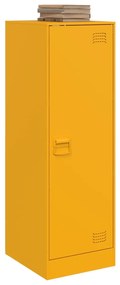 vidaXL Ντουλάπι Μουσταρδί 34,5x39x107 εκ. από Ατσάλι