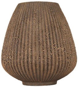 Βάζο 697ELD1120 Φ18x20cm Brown Aberto Design Κεραμικό