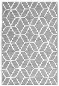 vidaXL Χαλί εξωτερικού χώρου ARAKIL Γκρι 140x200 cm PP