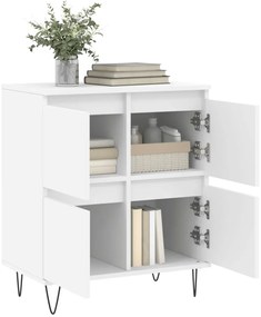 vidaXL Συρταριέρα Λευκή 60 x 35 x 70 εκ. από Επεξεργασμένο Ξύλο