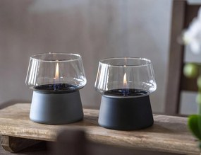 Επιτραπέζια Εστία Φωτιάς Amaryllis 10 Tenderflame με διάρκεια καύσης 9 - 10 ώρες, χωρητικότητα δεξαμενής 300ml και διαστάσεις 12x13.5cm - Black