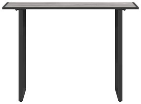 vidaXL Τραπέζι Κήπου Γκρι 100 x 55 x 70 εκ. Χάλυβας και DPC