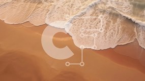 Intra Συλλεκτικό Ξύλινο Παζλ Plywood  4mm - Γαλήνια παραλία στο ηλιοβασίλεμα Σε Ξύλινο Κουτί - Διαστάσεις: 10x10 cm – 25 κομμάτια