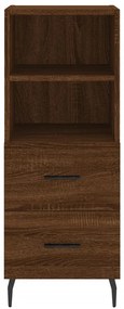vidaXL Ντουλάπι Καφέ Δρυς 34,5 x 34 x 90 εκ. Επεξεργασμένο Ξύλο