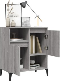vidaXL Ντουλάπι Γκρι Sonoma 60x35x70 εκ. από Επεξεργασμένο Ξύλο