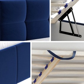 Κρεβάτι Genua-Mple Skouro-160 x 200 εκ.