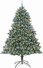vidaXL Τεχνητό Χριστουγεννιάτικο Δέντρο με 300 LED Πράσινο 240 cm