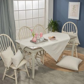 Καρέ Aragona 11 Beige Teoran 90X90cm Cotton-Polyester